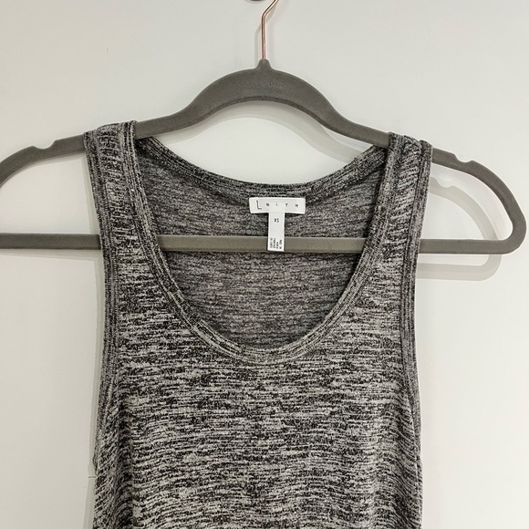 LEITH Racerback Gray Dress, Size XS - Picture 2 of 5